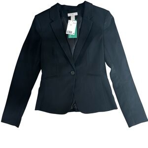 H&M Women's Black Blazer Size XXS